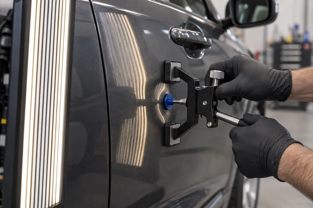 Dent Repair & Paintless Dent Repair in a professional body shop